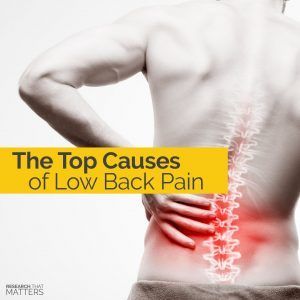The Top Causes of Low Back Pain