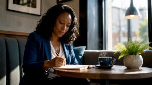Therapist conducting integrative mental health intake