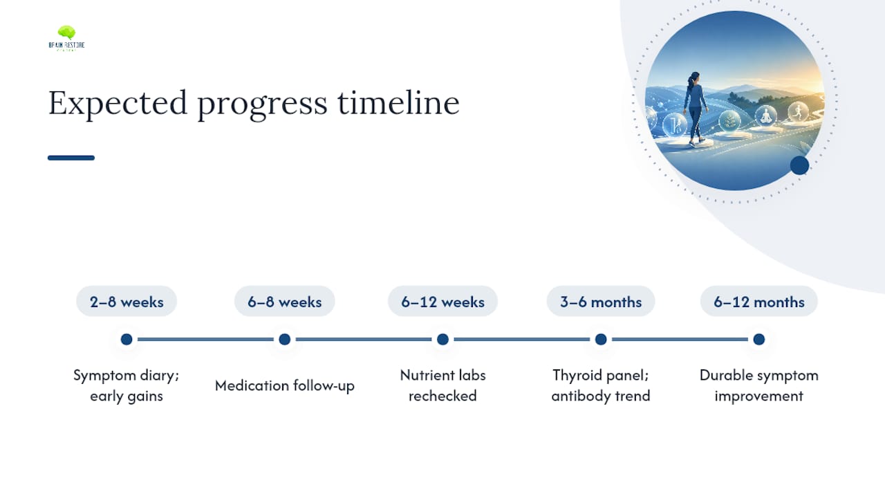 What does progress look like, and how long does it take? — overview diagram