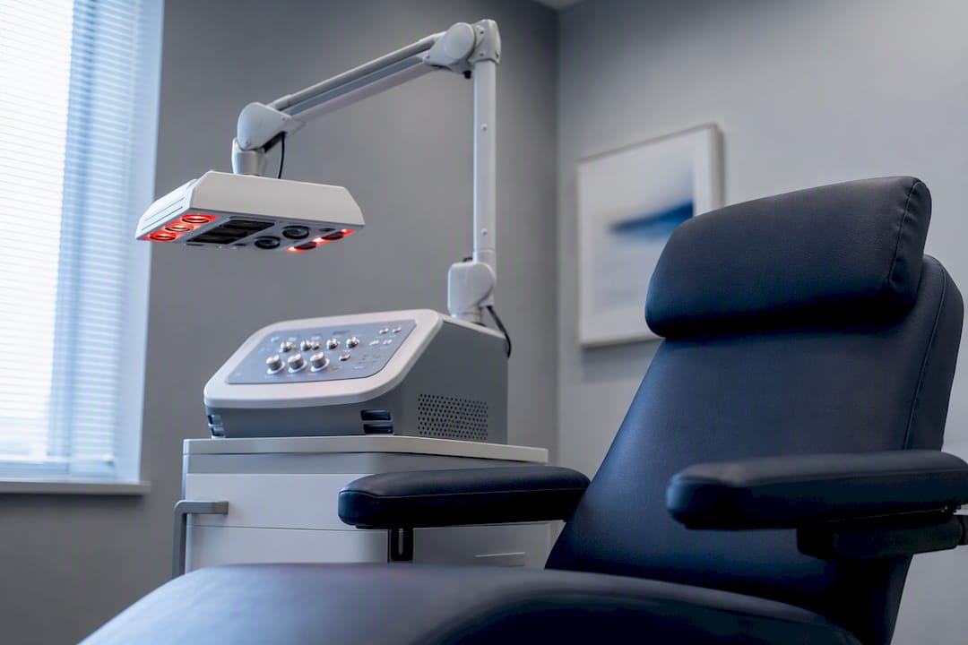 Laser therapy device in brain health clinic