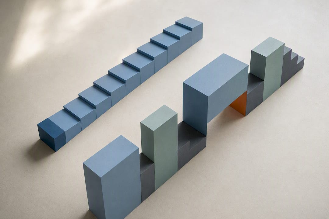 Illustration comparing steady and boom-bust activity