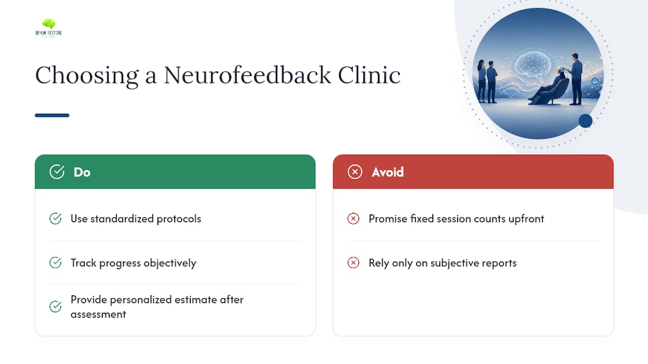 Three criteria for choosing a neurofeedback clinic