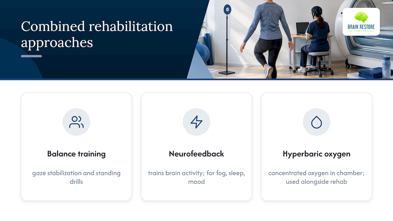 Combining Balance Training With Other Rehabilitation Therapies — overview diagram